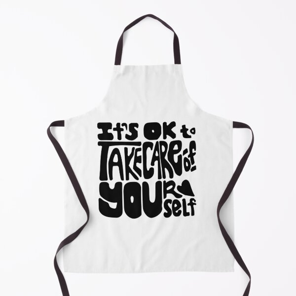 Item preview, it’s ok to take care of yourself Black retro block lettering designed and sold by wordznart.