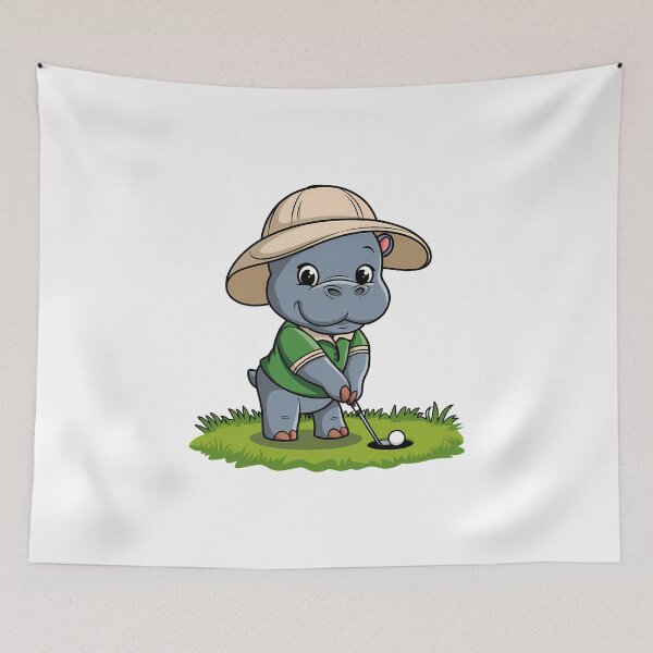 Item preview, Hippo Golfer designed and sold by KNAA.