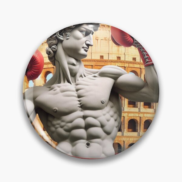 Item preview, Michelangelo David boxeur designed and sold by Picsgalleryai.