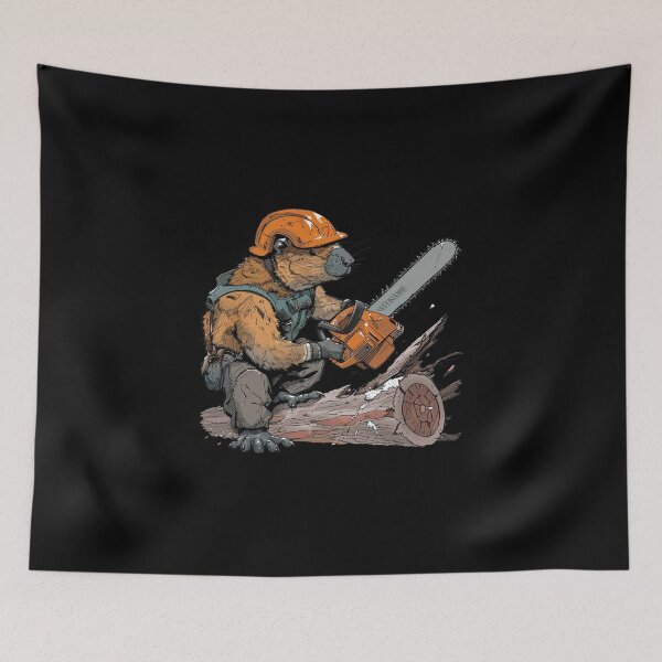 Item preview, Beaver Lumberjack Chainsaw designed and sold by titanosdesign.