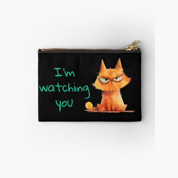 Item preview, Orange cat say: I'm watching you designed and sold by MatysDesign.