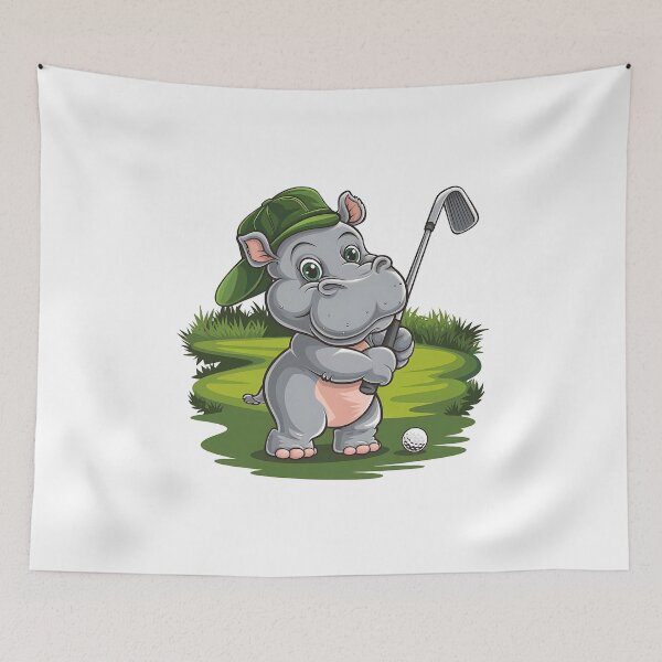 Item preview, Hippo Golfer designed and sold by KNAA.