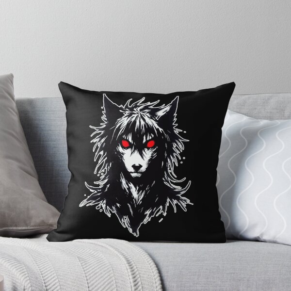 Item preview, Demonic Black Dog Sumie Ink Art Tattoo designed and sold by TomFrontierArt.