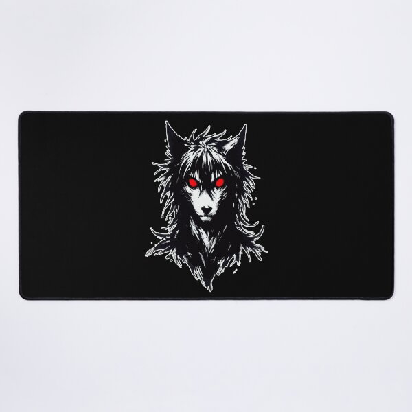 Item preview, Demonic Black Dog Sumie Ink Art Tattoo designed and sold by TomFrontierArt.