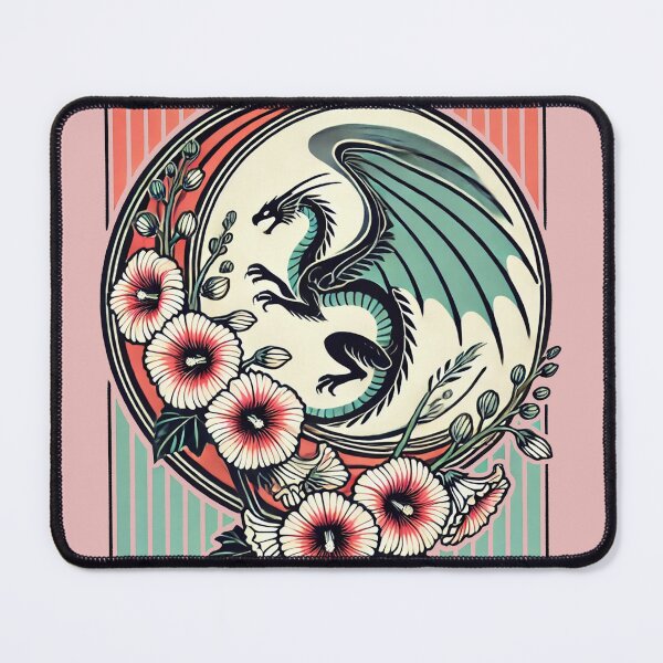 Item preview, Hollyhock Dragon designed and sold by FrictionMaxxing.