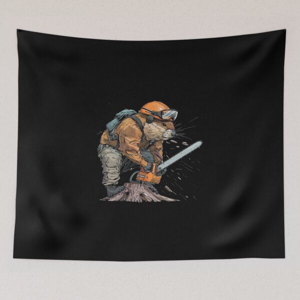 Item preview, Beaver Lumberjack Chainsaw designed and sold by titanosdesign.