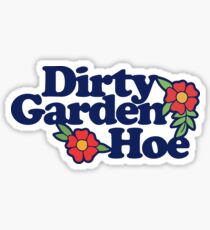 Retro Dirty Garden Hoe Sticker