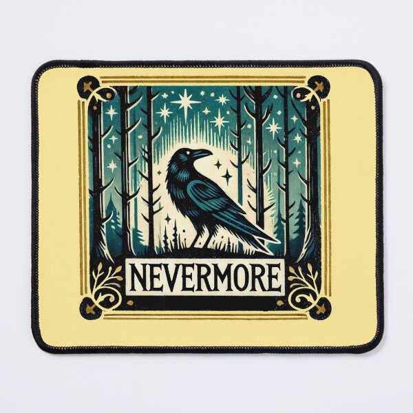 Item preview, Nevermore Raven designed and sold by FrictionMaxxing.