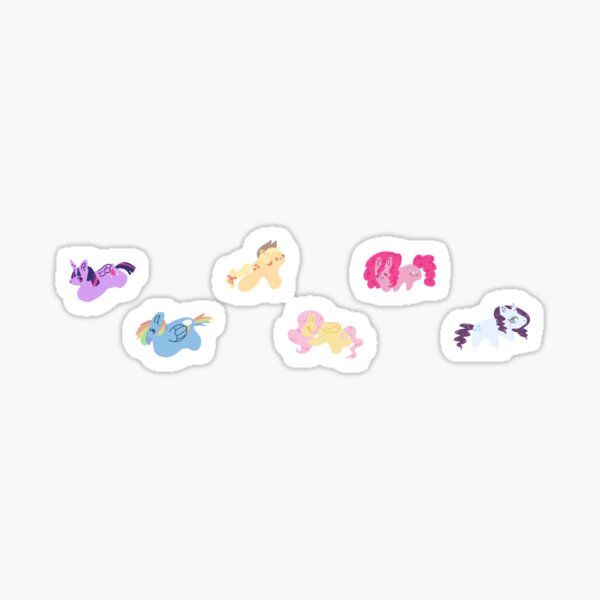 blobby my little ponies Sticker