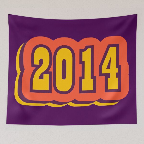 Item preview, 2014 Retro Typography, Vintage Birth Year Style designed and sold by ArtNoveltee.