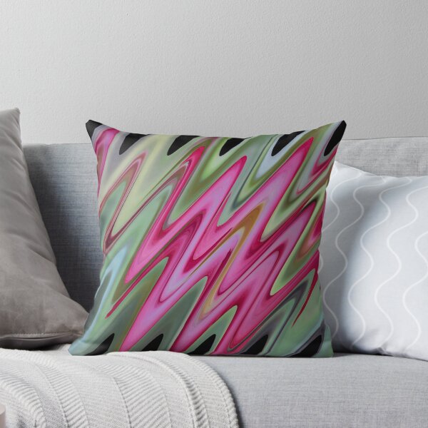 Item preview, Abstract zigzag pattern from image processing with pink orchids creates a beautiful colorful pattern. designed and sold by KinImageCraft.