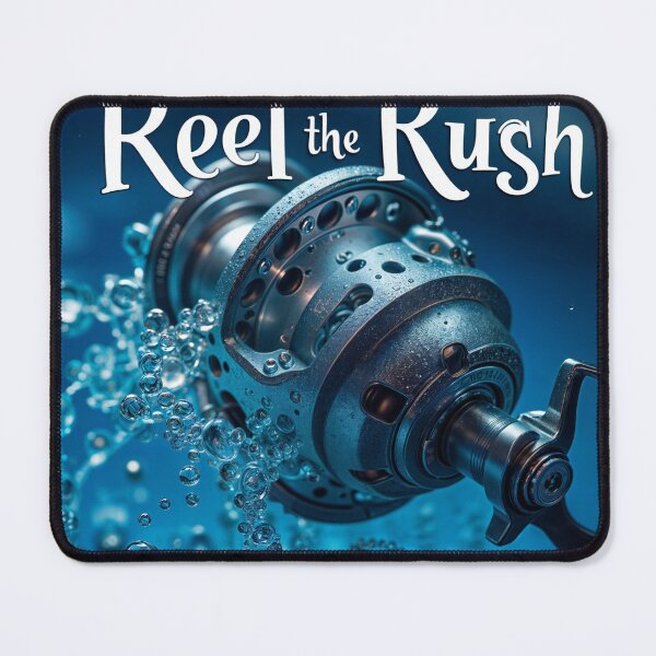 Item preview, fishing creative poster with text designed and sold by Creative88Art.