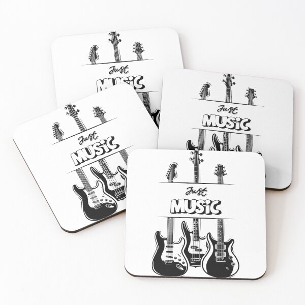 Item preview, Just Music: Electric Guitars in Black & White designed and sold by OllisShop.