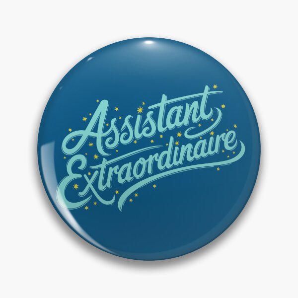 Item preview, Assistant Extraordinaire - Elegant Script Design with Stars designed and sold by serein32.