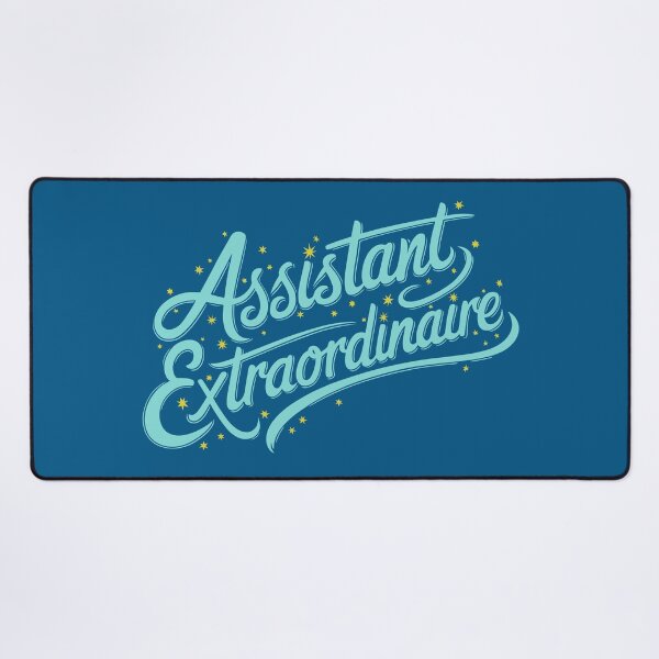 Item preview, Assistant Extraordinaire - Elegant Script Design with Stars designed and sold by serein32.