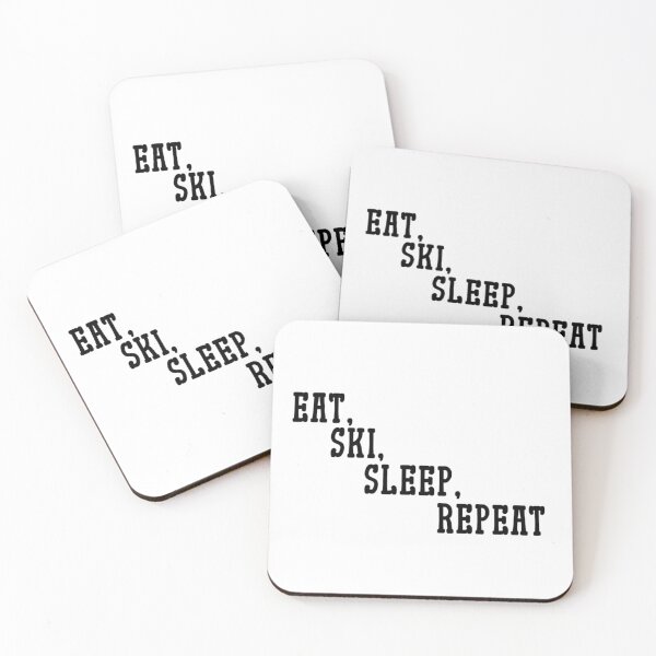 Item preview, Eat, sleep, ski, repeat designed and sold by thefurn99.