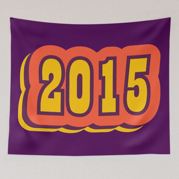 Item preview, 2015 Retro Typography, Vintage Birth Year Style designed and sold by ArtNoveltee.