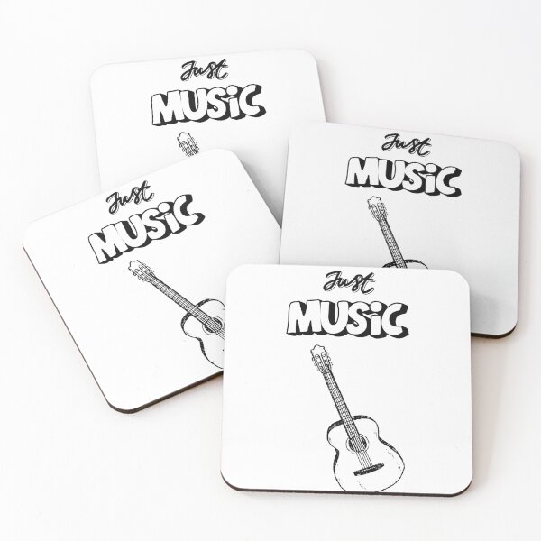 Item preview, Just Music: Guitar in Black & White designed and sold by OllisShop.