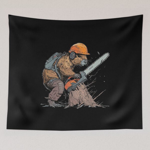 Item preview, Beaver Lumberjack Chainsaw designed and sold by titanosdesign.