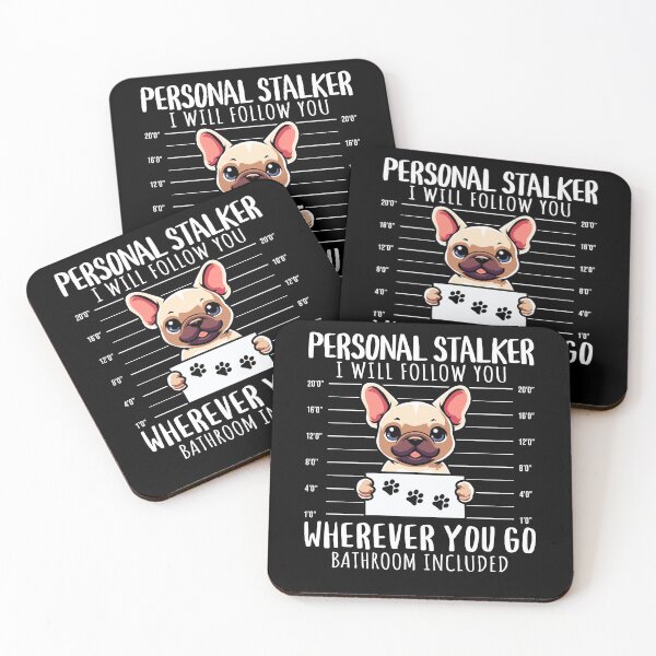 Item preview, Personal Stalker French Bulldog Mugshot designed and sold by PrintCrafting.
