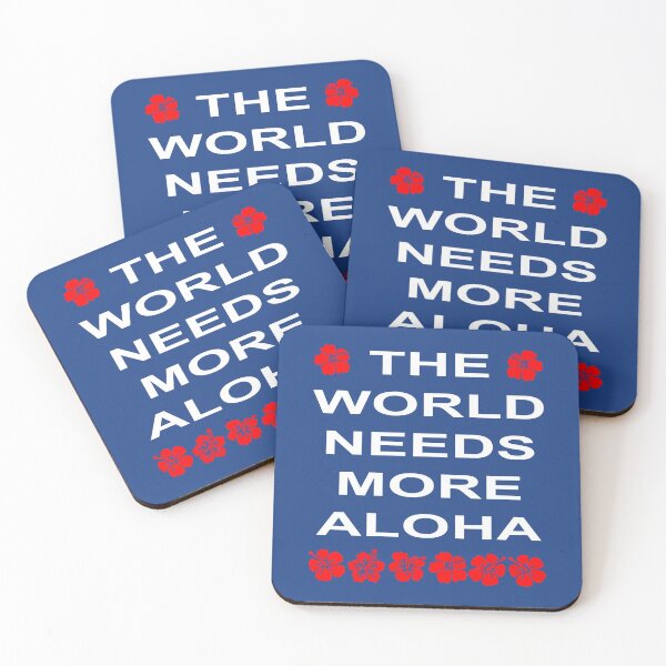 Item preview, World Needs More Aloha Dark Color designed and sold by TinyStarAmerica.