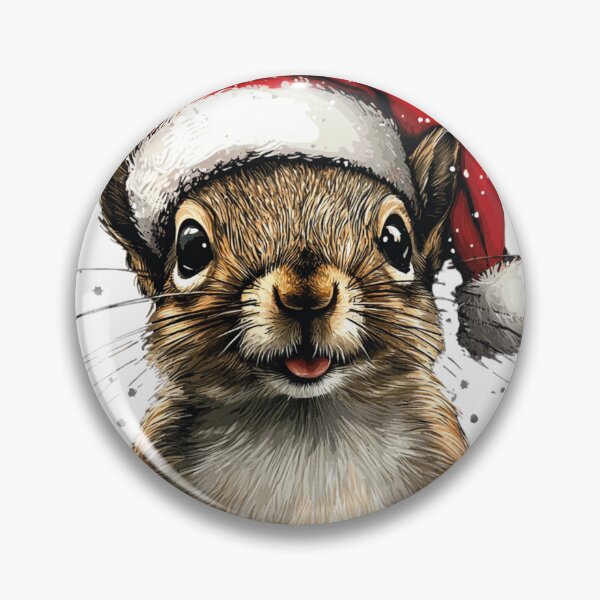 Item preview, Cute Christmas Squirrel designed and sold by NicolasGlowArt.