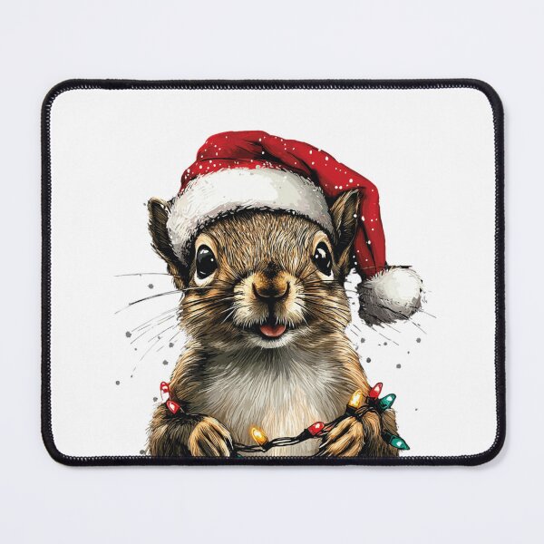 Item preview, Cute Christmas Squirrel designed and sold by NicolasGlowArt.