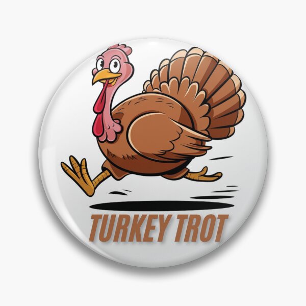 Item preview,  Turkey Trot Funny Thanksgiving Running Turkey   designed and sold by KolorellaS.