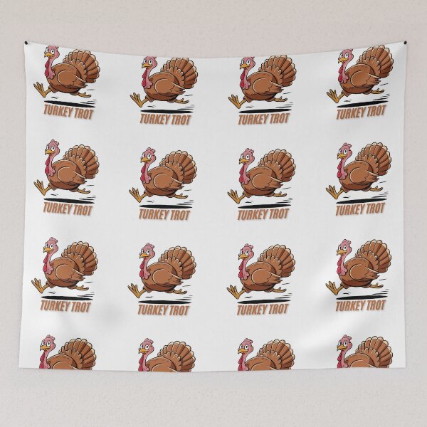 Item preview,  Turkey Trot Funny Thanksgiving Running Turkey   designed and sold by KolorellaS.