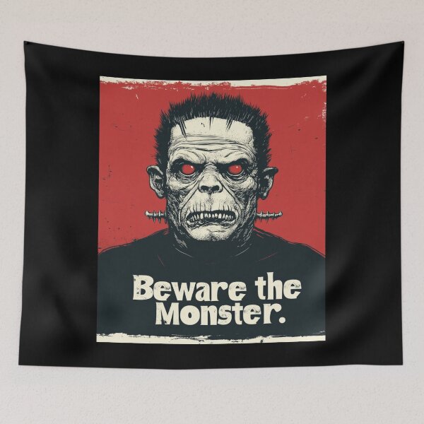 Item preview, Beware the Monster Frankestein Design designed and sold by StylishShirtsMk.