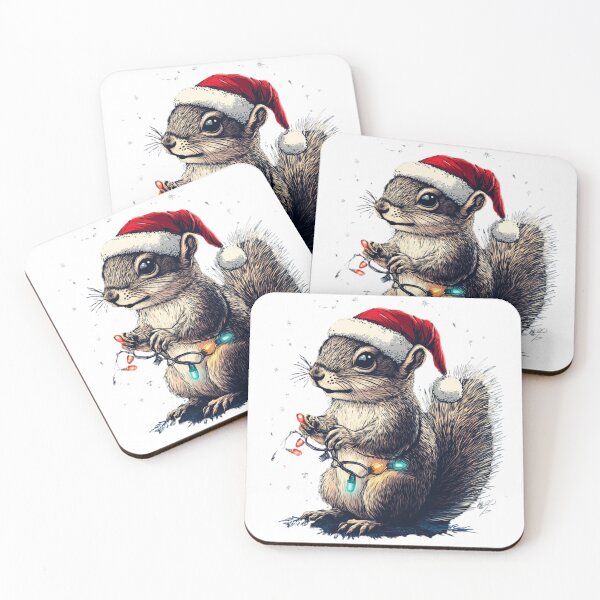 Item preview, Christmas Squirrel T-Shirt designed and sold by NicolasGlowArt.