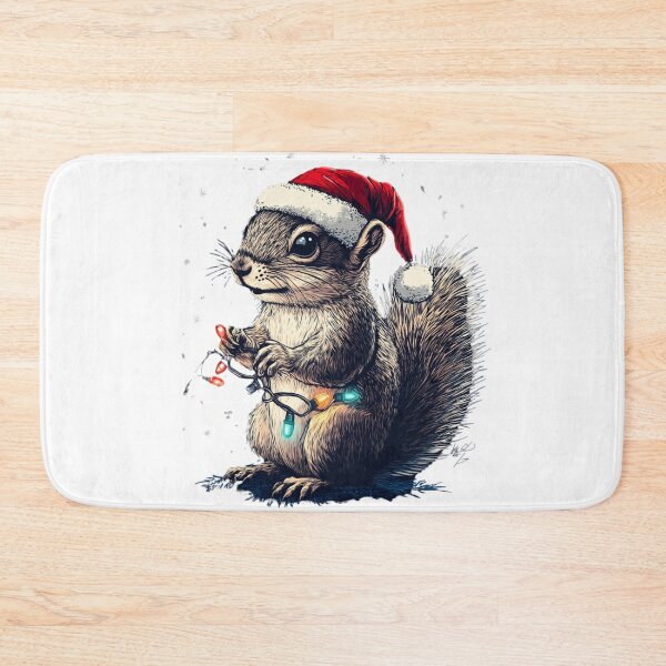 Item preview, Christmas Squirrel T-Shirt designed and sold by NicolasGlowArt.