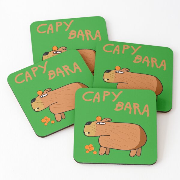 Item preview, Capybara With Mandarin On Head designed and sold by LolBuy.