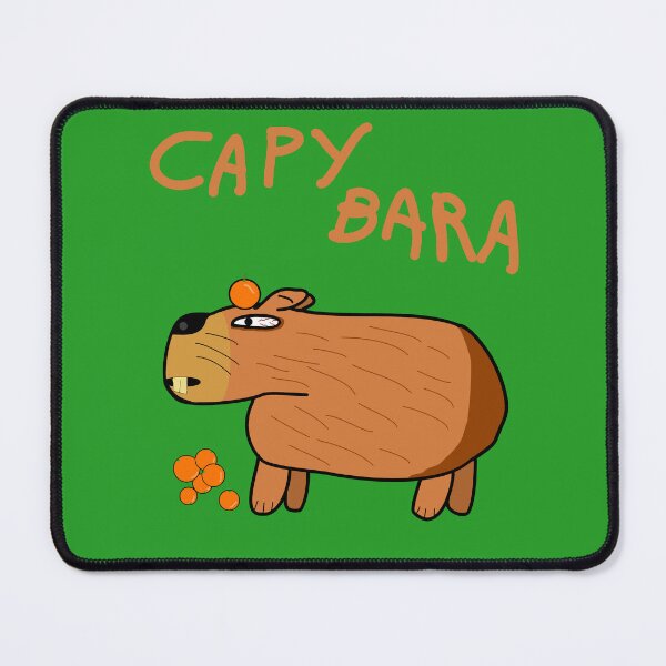 Item preview, Capybara With Mandarin On Head designed and sold by LolBuy.