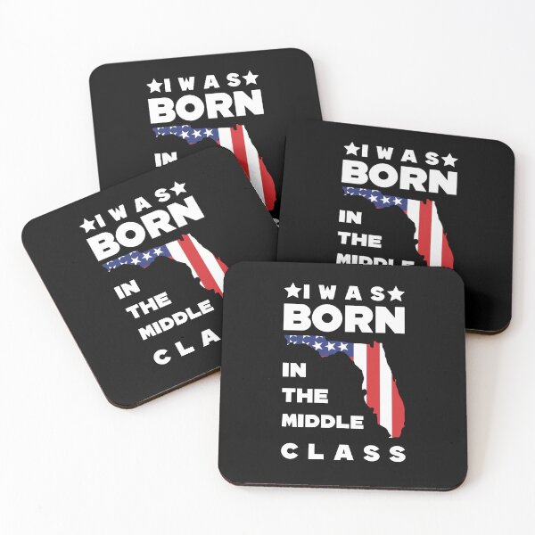 Item preview, I was Born In The Middle Class USA Shirt  designed and sold by Felinefinesse.