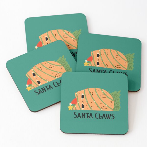 Item preview, Santa Claws #SantaCat #ChristmasCatLoverGift #ChristmasCatMemeGift designed and sold by Anna Halasek.