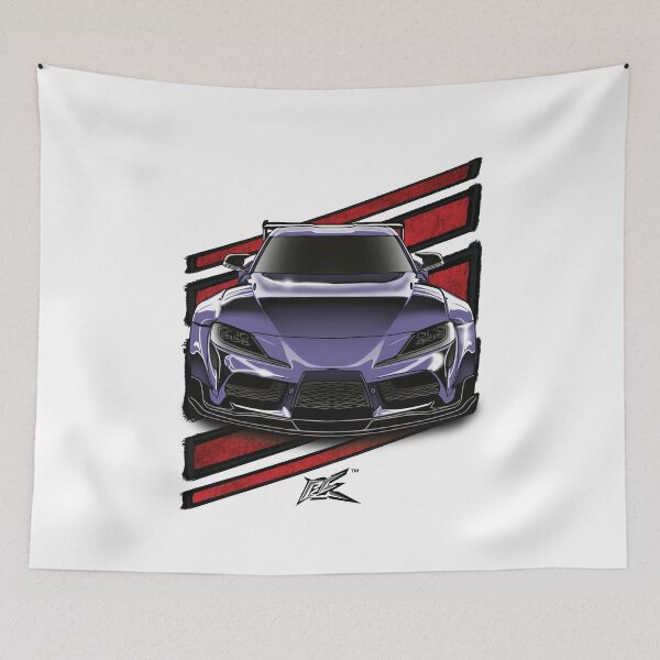 Item preview, toyota gr supra a90 purple  designed and sold by NaquashM.