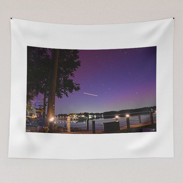 Item preview, Aurora Borealis Over Lake Murray South Carolina designed and sold by LisaWootenPhoto.