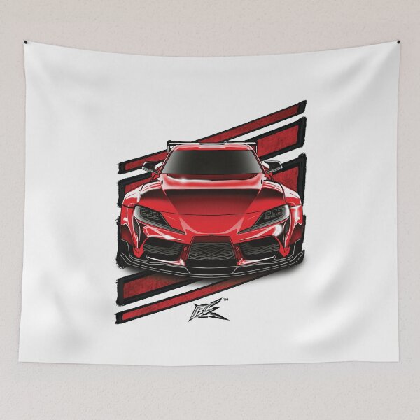Item preview, toyota gr supra a90 red designed and sold by NaquashM.