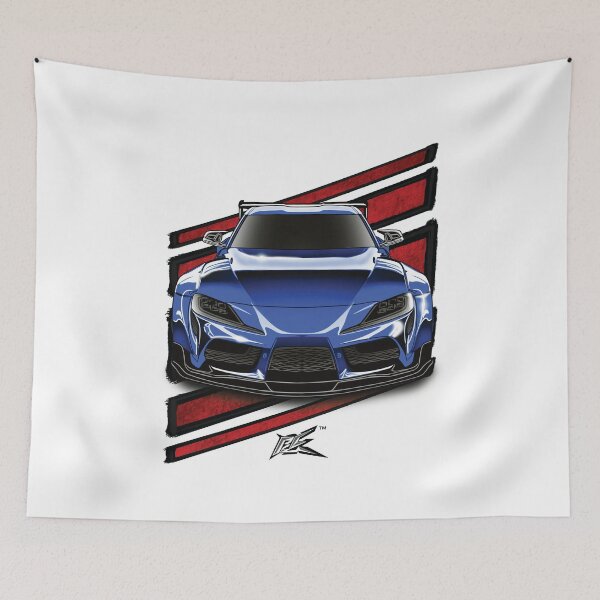 Item preview, toyota gr supra a90 blue  designed and sold by NaquashM.