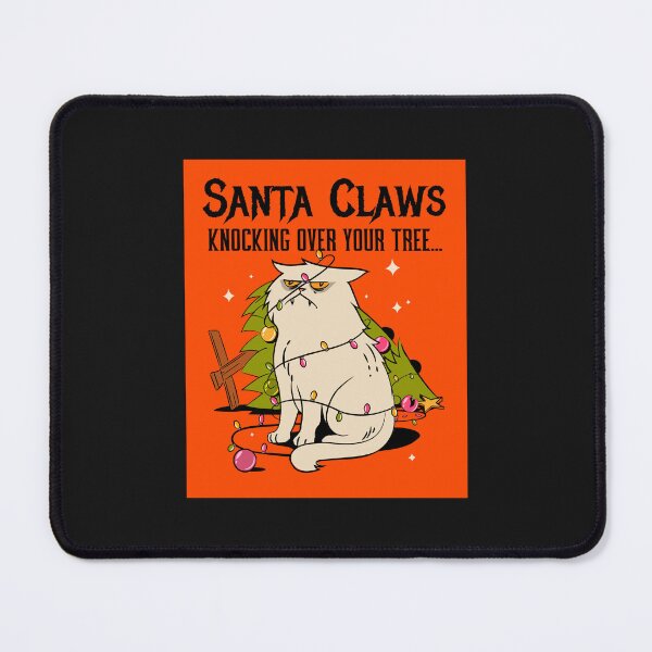 Item preview, Santa Claws #SantaCat #ChristmasCatLoverGift #ChristmasCatMemeGift designed and sold by Anna Halasek.