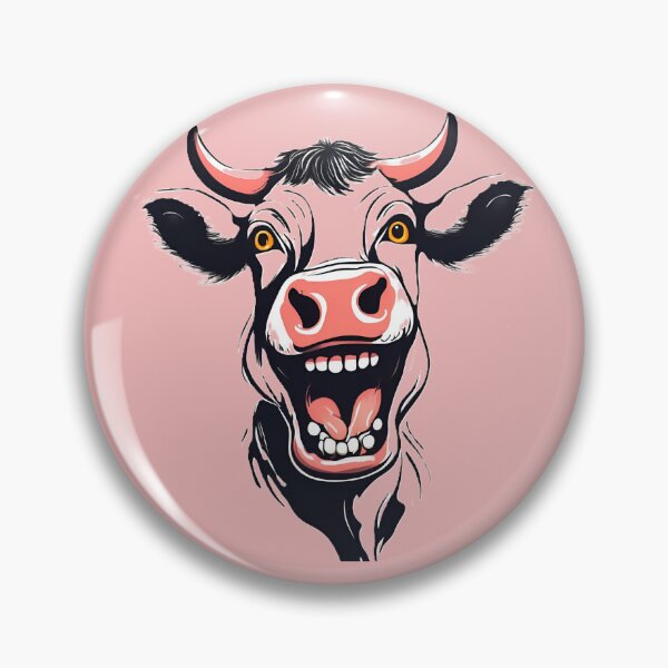 Item preview, Happy Cartoon Funny Cow designed and sold by wintervsfall.