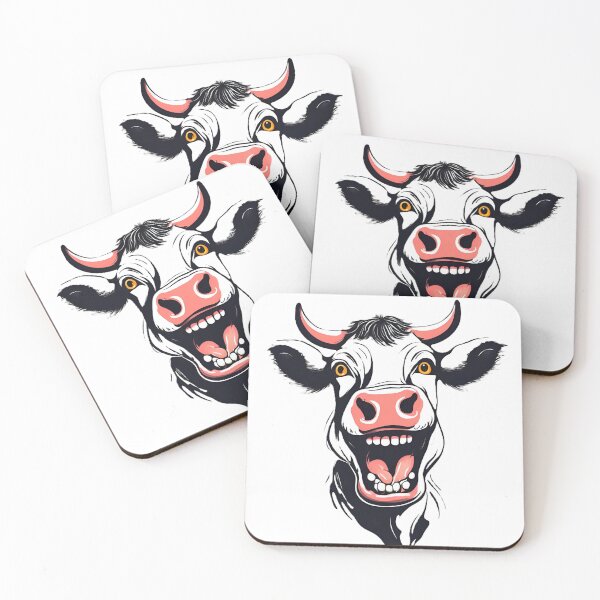 Item preview, Happy Cartoon Funny Cow designed and sold by wintervsfall.