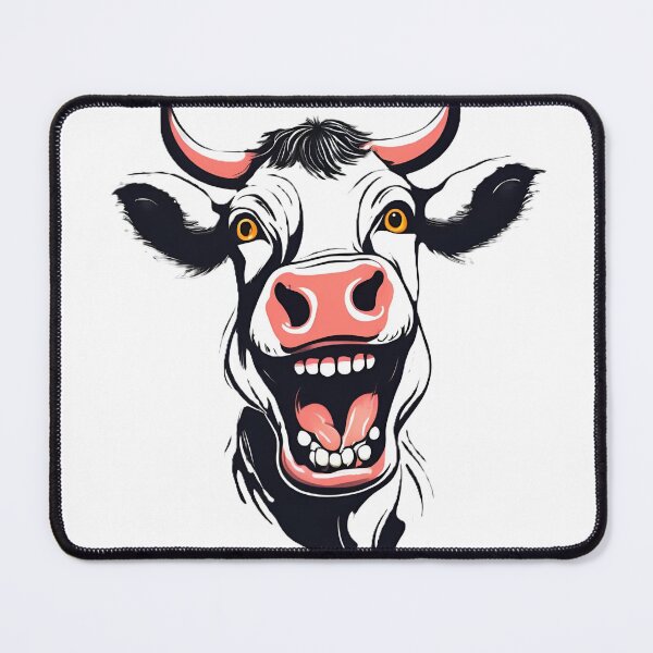 Item preview, Happy Cartoon Funny Cow designed and sold by wintervsfall.