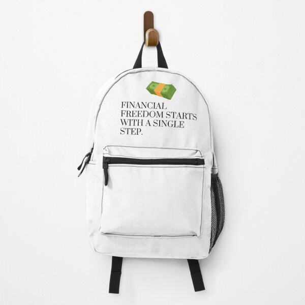 Item preview, Financial Freedom Starts With A Single Step Motivation Design designed and sold by James Gunn.