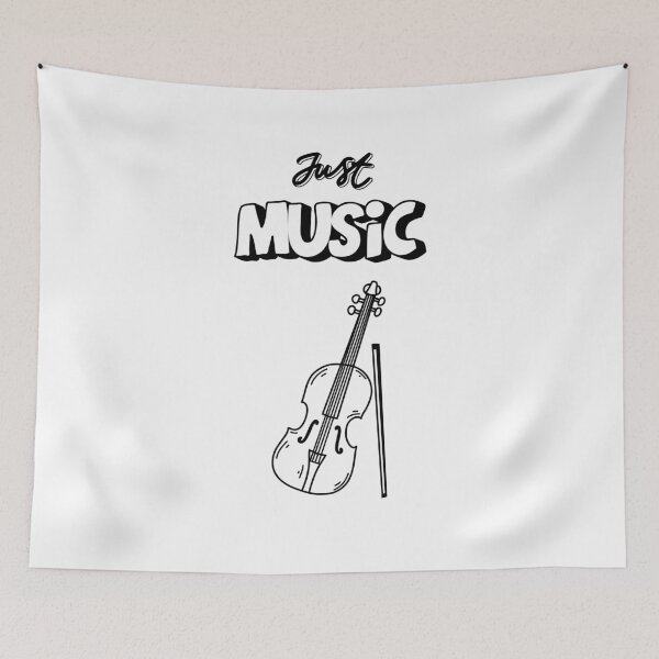 Item preview, Just Music: Violin in Black & White designed and sold by OllisShop.