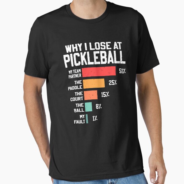 Item preview, Why I Lose at Pickleball Player Funny Pickleballers designed and sold by Phoebeys.