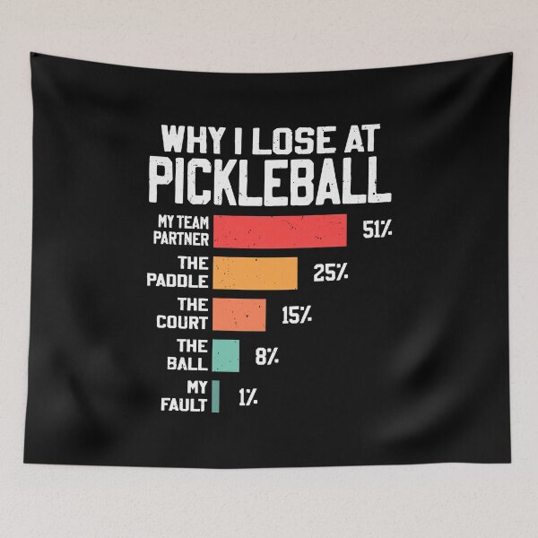Item preview, Why I Lose at Pickleball Player Funny Pickleballers designed and sold by Phoebeys.