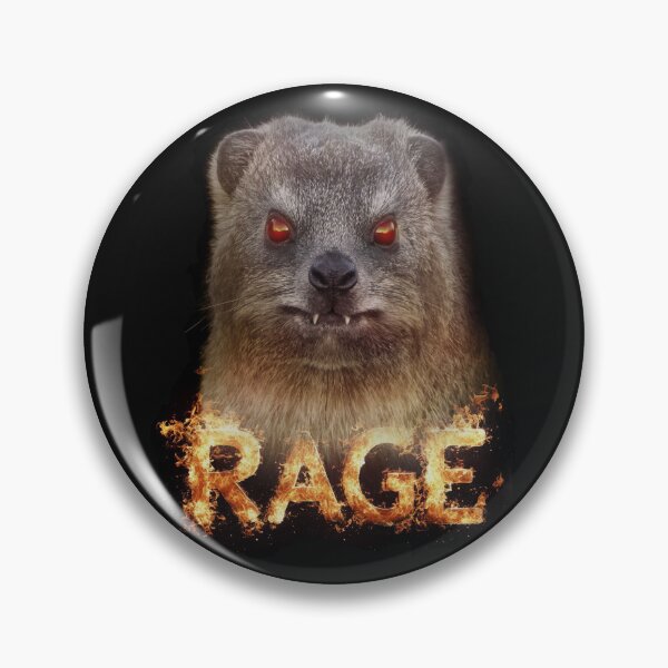 Item preview, Rage Rock Hyrax In Flames designed and sold by mrhyrax.