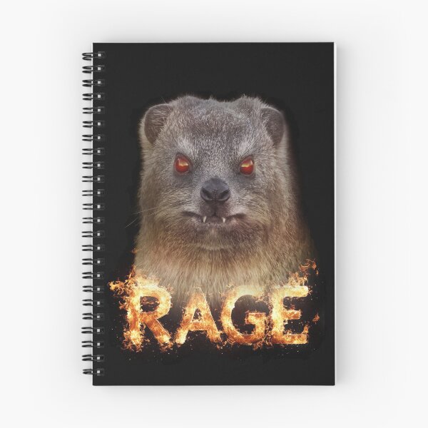Item preview, Rage Rock Hyrax In Flames designed and sold by mrhyrax.